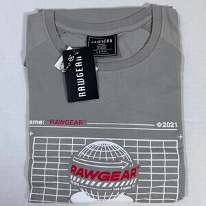Rawgear Grey Long Sleeve Graphic T-Shirt Model# RG440 Size Medium NWT